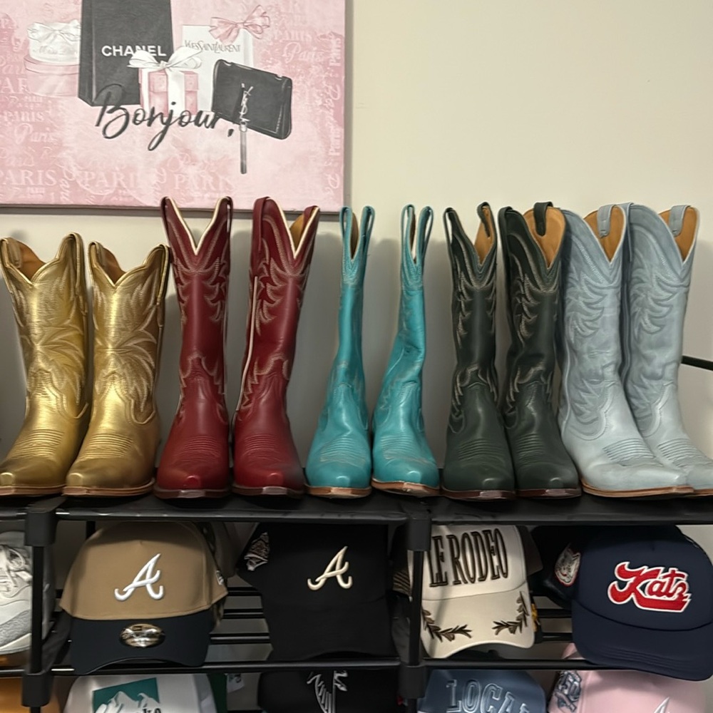 Tecovas Annie and Sadie cowboy boots 
5 pair will sell as lot or separately.